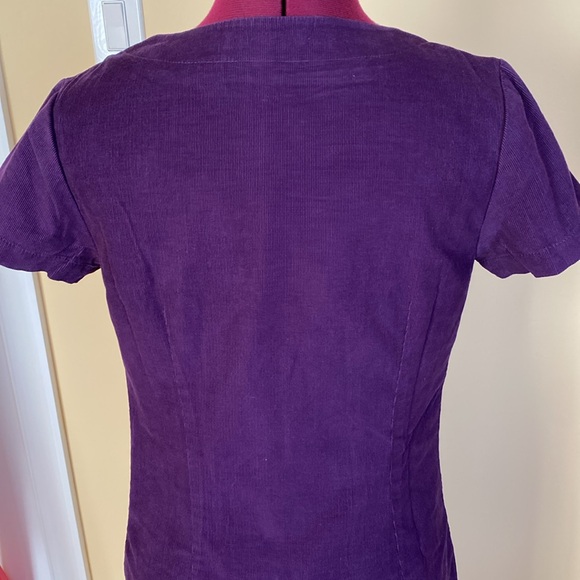 BRAND NEW ORG $115 BODEN VELVET - FEEL MONTMARTRE PURPLE DRESS  -SIZE US 4R - Picture 8 of 9